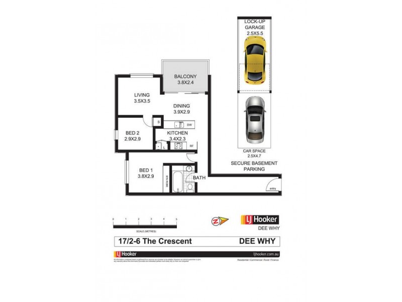 17/6 The Crescent, Dee Why NSW 2099 Floorplan