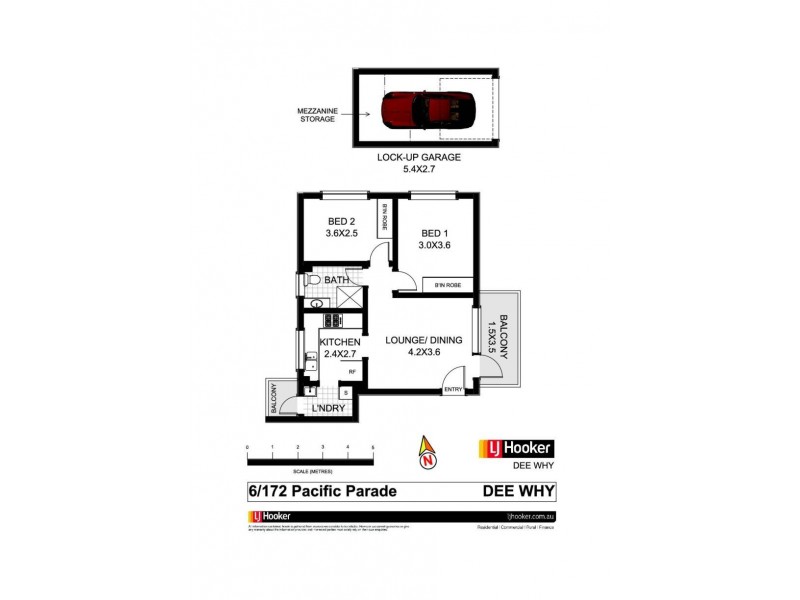 6/172 Pacific Parade, Dee Why NSW 2099 Floorplan