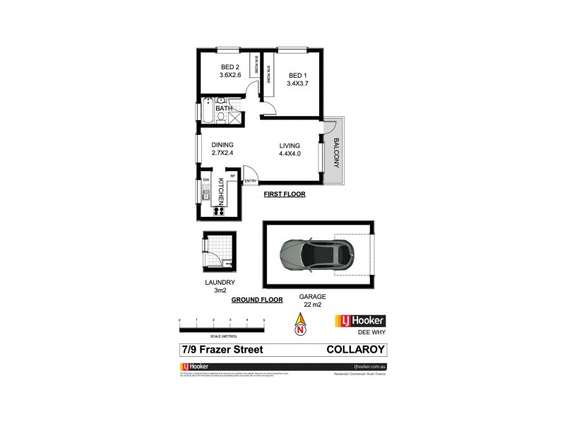 7/9 Frazer Street, Collaroy NSW 2097 Floorplan