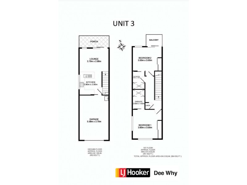 3/18 Arthur Street, Coffs Harbour NSW 2450 Floorplan