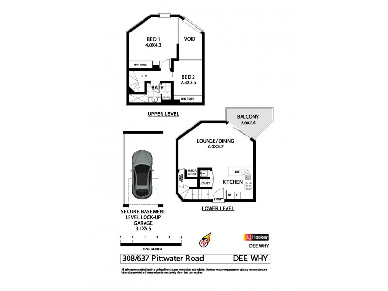 308/637-641 Pittwater Road, Dee Why NSW 2099 Floorplan