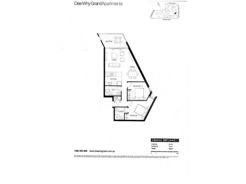 3507/10 Sturdee Parade, Dee Why NSW 2099 Floorplan