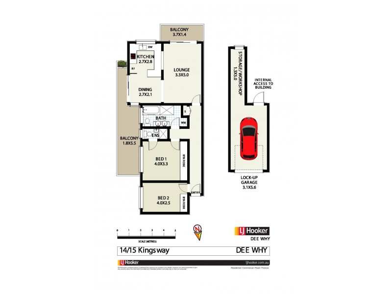 14/15 Kingsway, Dee Why NSW 2099 Floorplan