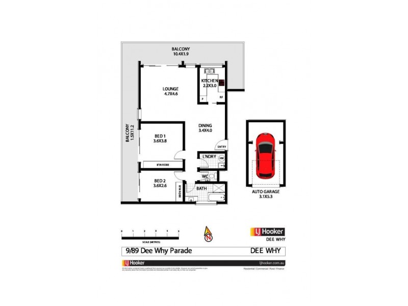 9/89 Dee Why Parade, Dee Why NSW 2099 Floorplan