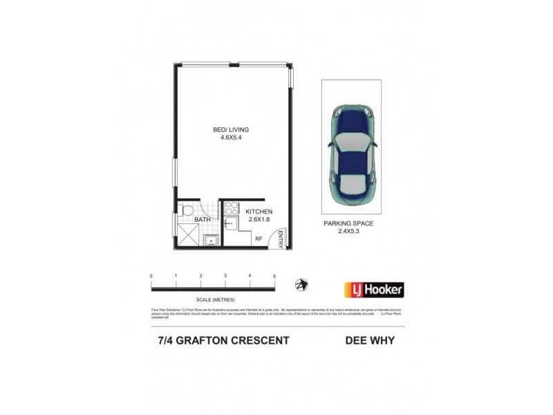 7/4 Grafton Crescent, Dee Why NSW 2099 Floorplan