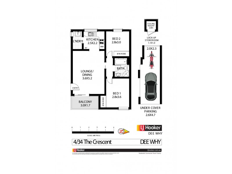 4/34 The Crescent, Dee Why NSW 2099 Floorplan