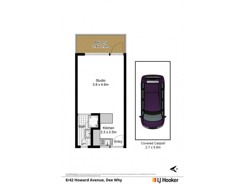 8/42 Howard Avenue, Dee Why NSW 2099 Floorplan