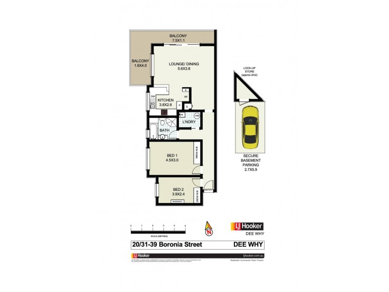 20/31-39 Boronia Street, Dee Why NSW 2099 Floorplan