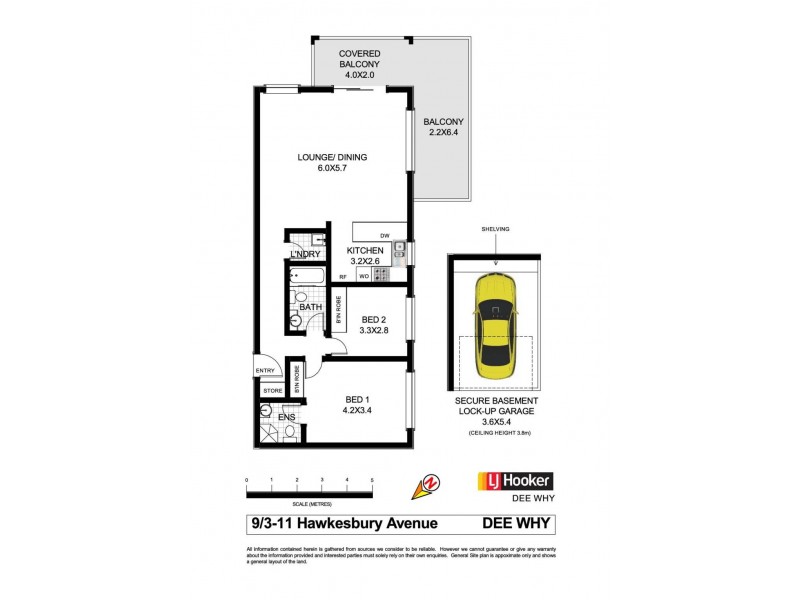 9/3-11 Hawkesbury Avenue, Dee Why NSW 2099 Floorplan