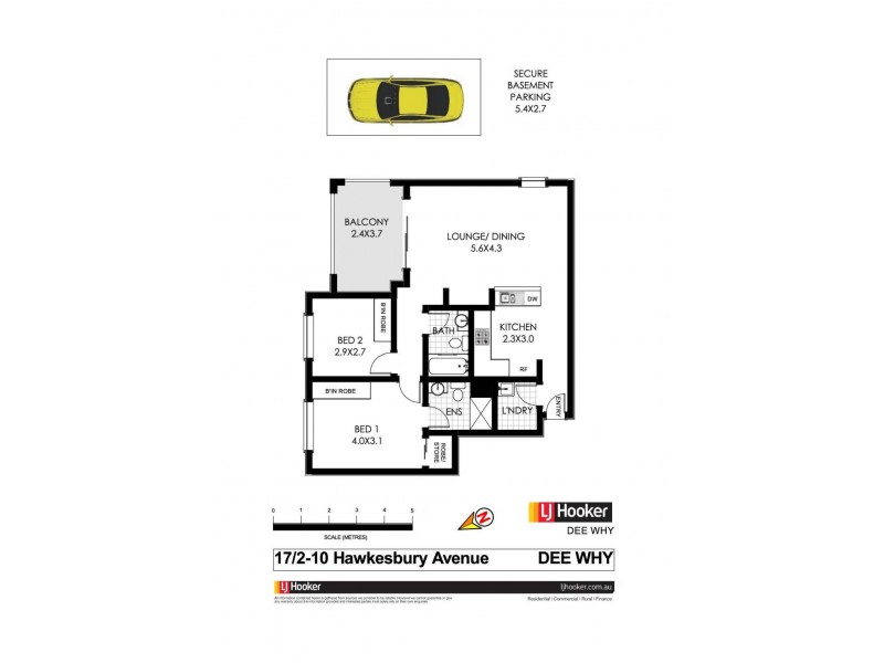17/2-10 Hawkesbury Avenue, Dee Why NSW 2099 Floorplan