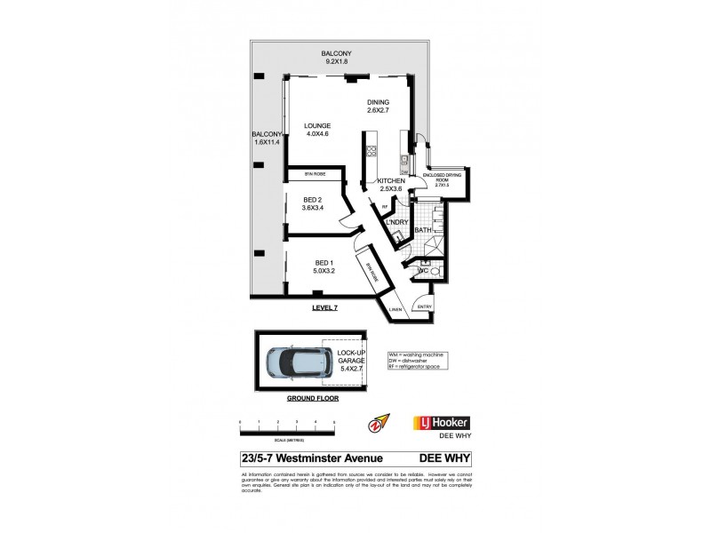 23/5-7 Westminster Avenue, Dee Why NSW 2099 Floorplan