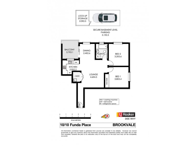 10/10 Funda Place, Brookvale NSW 2100 Floorplan