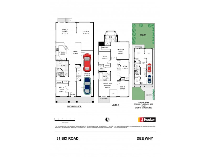 31 Bix Road, Dee Why NSW 2099 Floorplan