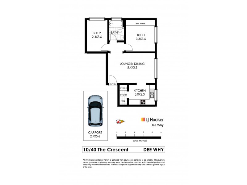 10/40 The Crescent, Dee Why NSW 2099 Floorplan