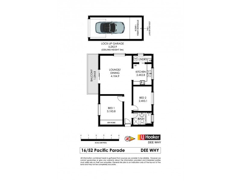 16/52 Pacific Parade, Dee Why NSW 2099 Floorplan