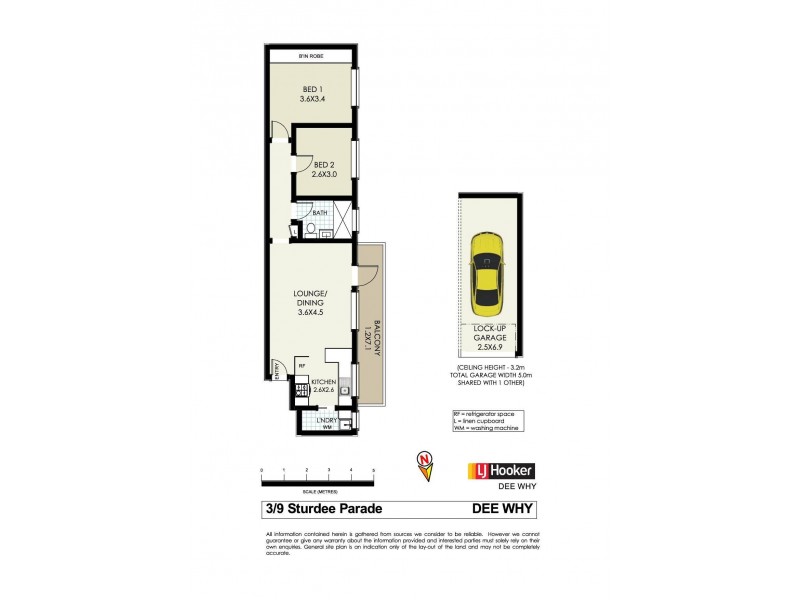 3/9 Sturdee Parade, Dee Why NSW 2099 Floorplan