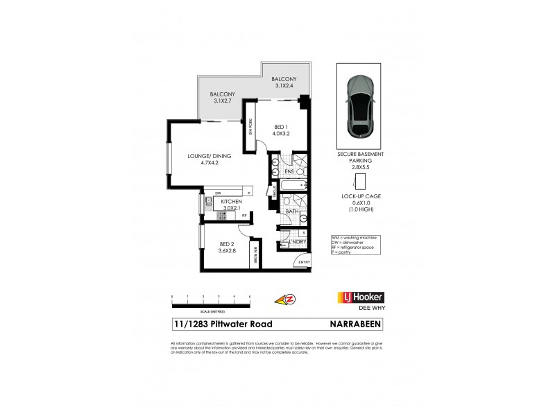 11/1283 Pittwater Road, Narrabeen NSW 2101 Floorplan