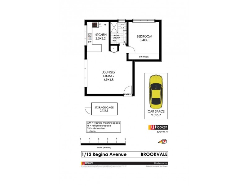 1/12 Regina Avenue, Brookvale NSW 2100 Floorplan