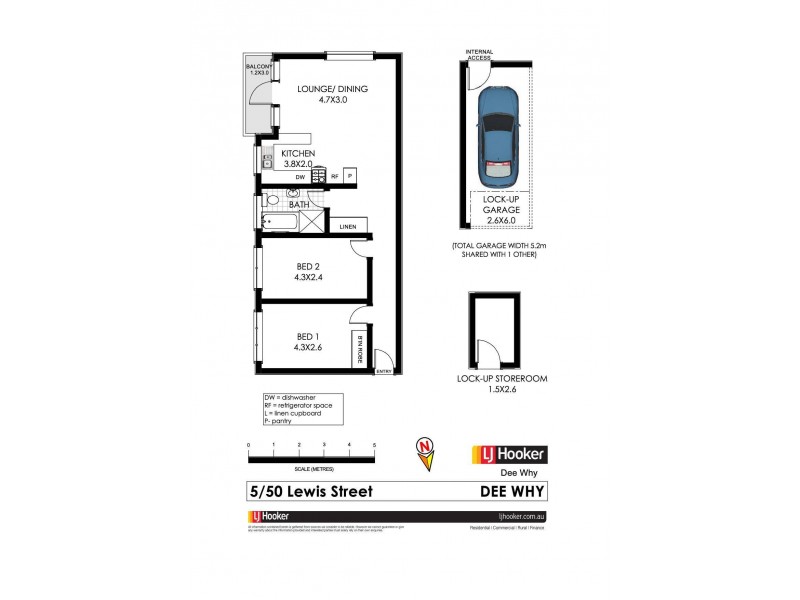 5/50 Lewis Street, Dee Why NSW 2099 Floorplan