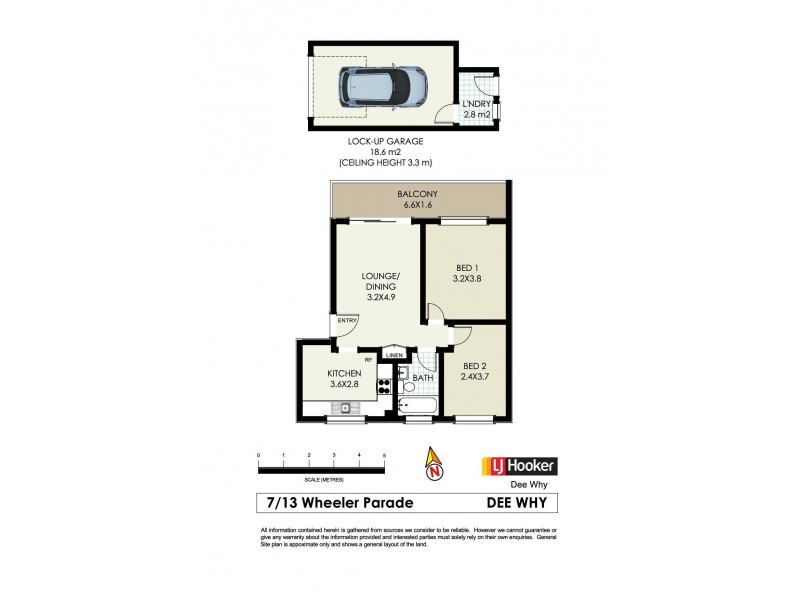 7/13 Wheeler Parade, Dee Why NSW 2099 Floorplan