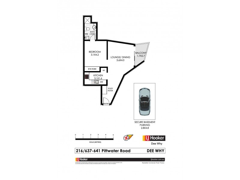 216/637 Pittwater Road, Dee Why NSW 2099 Floorplan