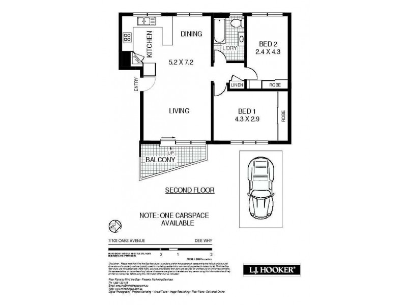 7/103 Oaks Avenue, Dee Why NSW 2099 Floorplan