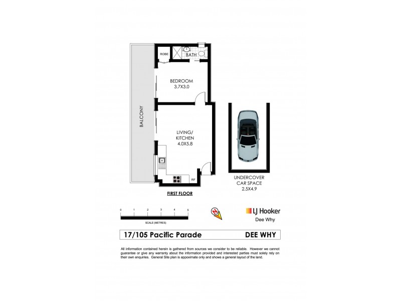 17/105 Pacific Parade, Dee Why NSW 2099 Floorplan