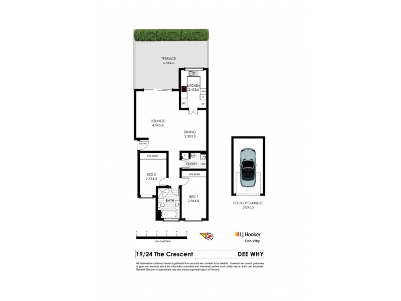 19/24 The Crescent, Dee Why NSW 2099 Floorplan