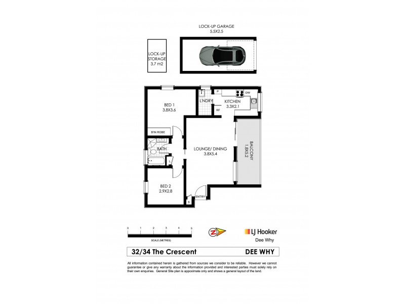 32/34-36 The Crescent, Dee Why NSW 2099 Floorplan