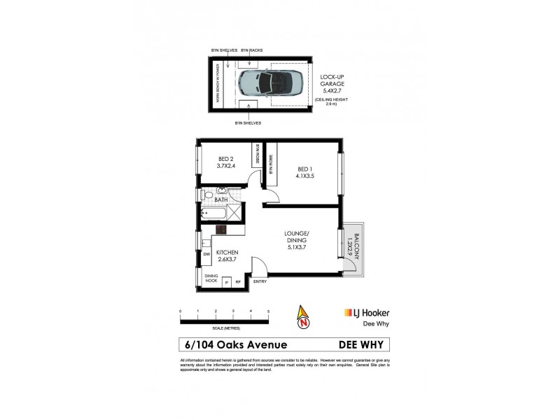 6/104 Oaks Avenue, Dee Why NSW 2099 Floorplan