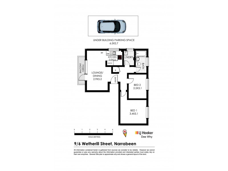 9/6 Wetherill Street, Narrabeen NSW 2101 Floorplan