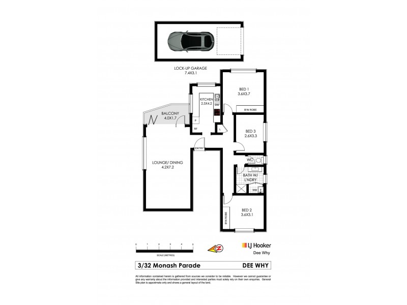 3/32 Monash Parade, Dee Why NSW 2099 Floorplan