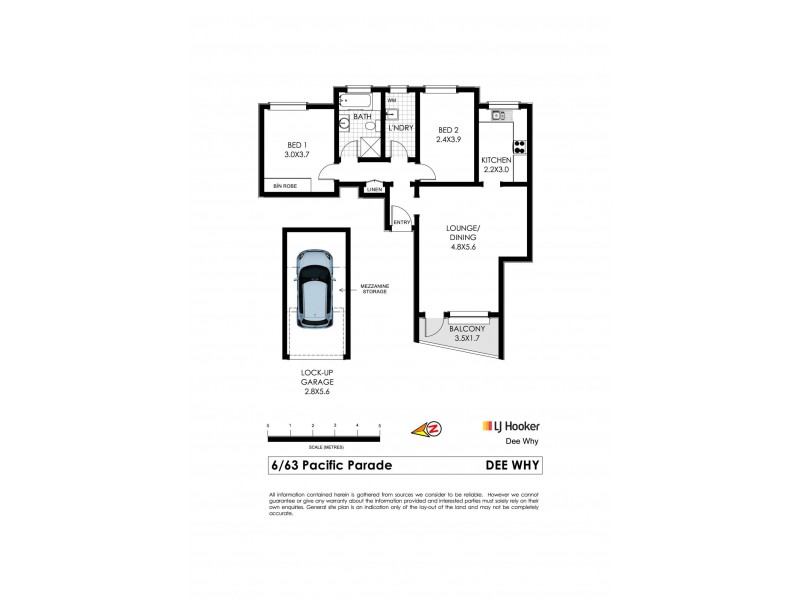 6/63 Pacific Parade, Dee Why NSW 2099 Floorplan