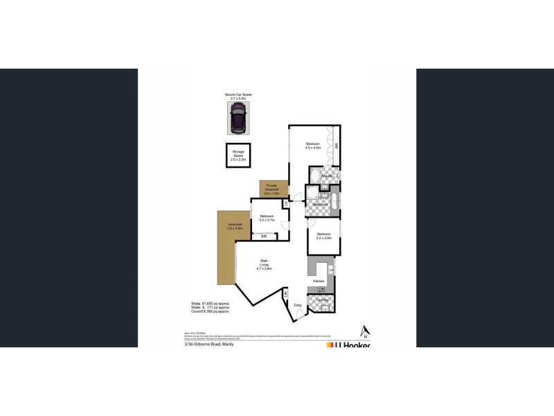 13/36 Osborne Road, Manly NSW 2095 Floorplan