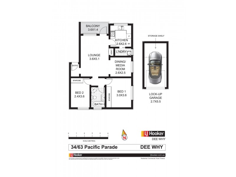 34/63 Pacific Parade, Dee Why NSW 2099 Floorplan