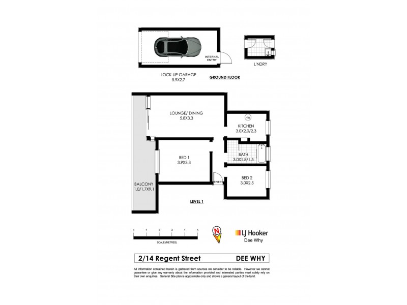 2/14 Regent Street, Dee Why NSW 2099 Floorplan