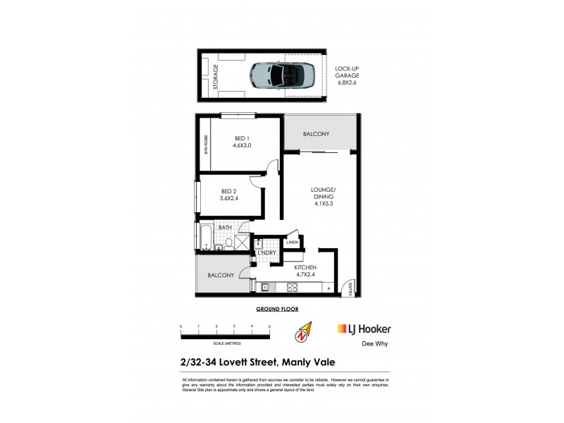 2/32-34 Lovett Street, Manly Vale NSW 2093 Floorplan