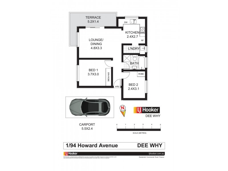 1/94 Howard Avenue, Dee Why NSW 2099 Floorplan
