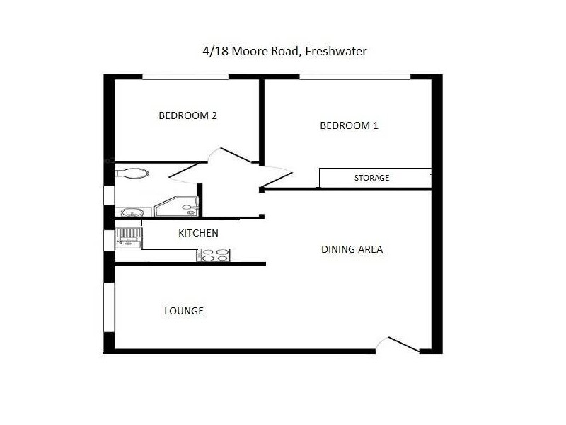 4/18 Moore Road, Freshwater NSW 2096 Floorplan