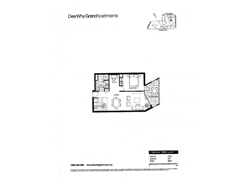 3603/10 Sturdee Parade, Dee Why NSW 2099 Floorplan