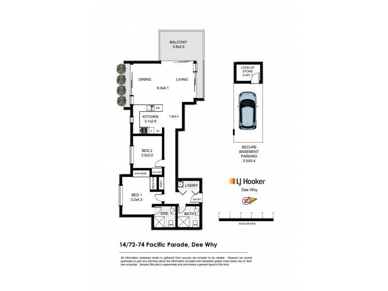 14/72-74 Pacific Parade, Dee Why NSW 2099 Floorplan