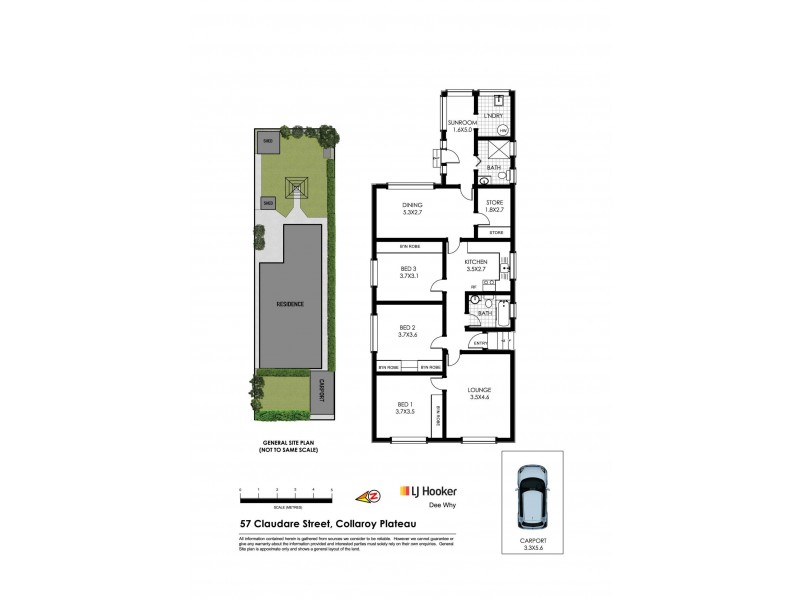 57 Claudare Street, Collaroy Plateau NSW 2097 Floorplan