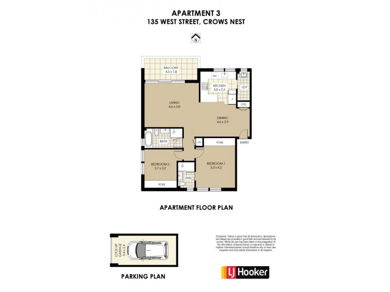 3/135 West Street, Crows Nest NSW 2065 Floorplan