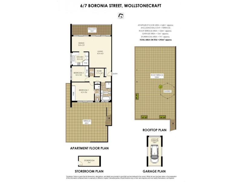 6/7 Boronia Street, Wollstonecraft NSW 2065 Floorplan