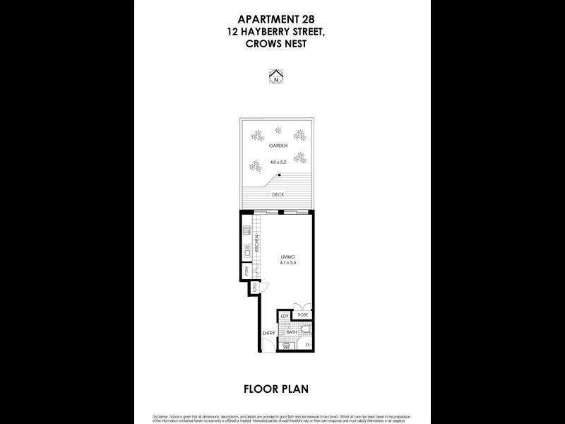 28/12 HAYBERRY STREET, Crows Nest NSW 2065