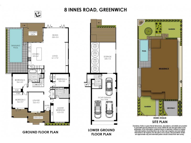 8 Innes Road, Greenwich NSW 2065 Floorplan