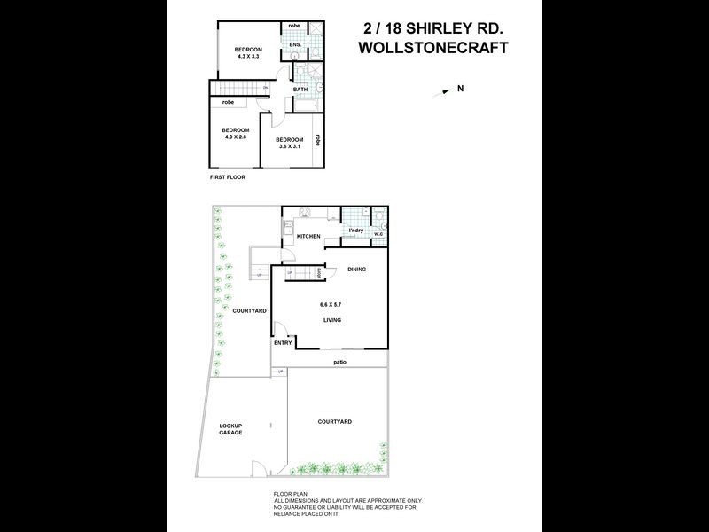 2/18 SHIRLEY ROAD, Wollstonecraft NSW 2065