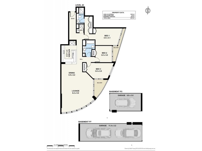 2008/1 Sergeants Lane, St Leonards NSW 2065 Floorplan