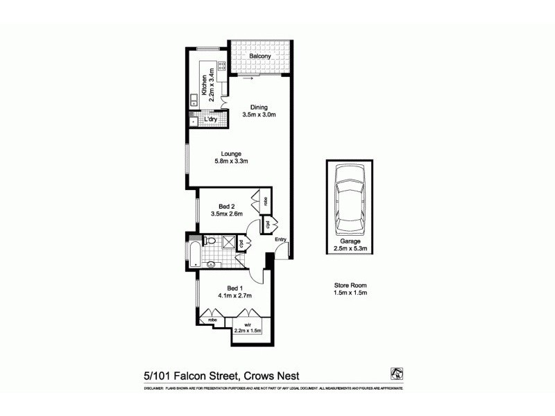 5/101 Falcon Street, Crows Nest NSW 2065