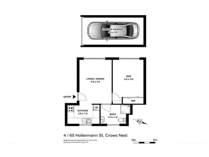 4/65 Holtermann Street, Crows Nest NSW 2065 Floorplan